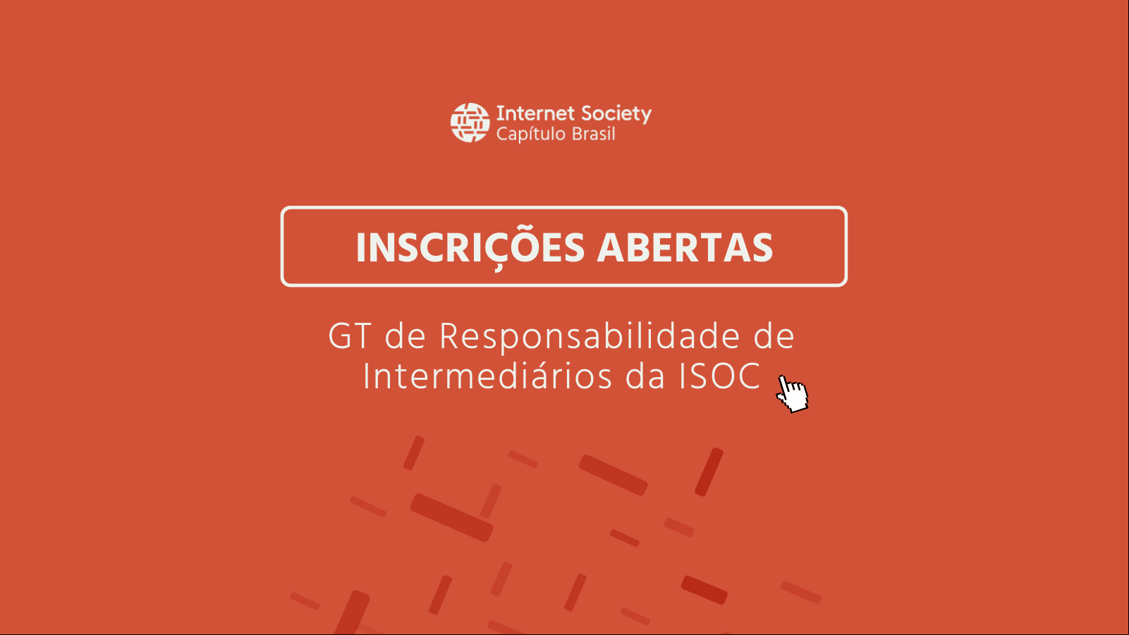 Inscrições abertas para o GT de Responsabilidade de Intermediários da ISOC